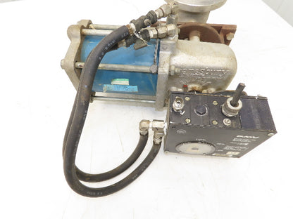 Jamesbury 3" 5150 313600TT Ball Valve Flanged w/Pneumatic Actuator & Positioner