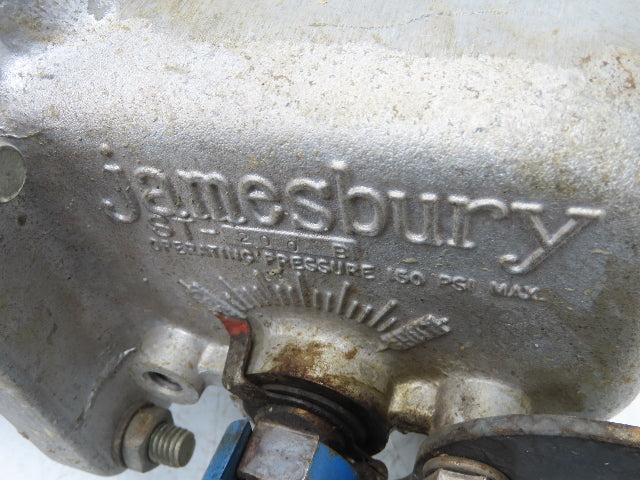 Jamesbury 3" 5150 313600TT Ball Valve Flanged w/Pneumatic Actuator & Positioner