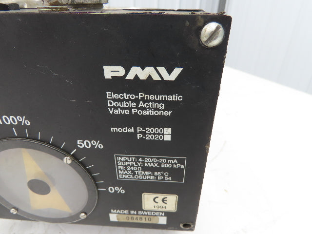 Jamesbury 3" 5150 313600TT Ball Valve Flanged w/Pneumatic Actuator & Positioner