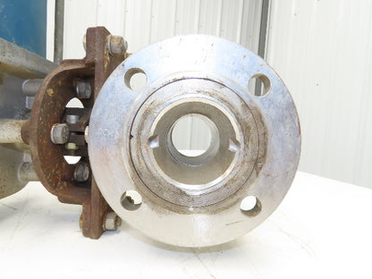 Jamesbury 3" 5150 313600TT Ball Valve Flanged w/Pneumatic Actuator & Positioner