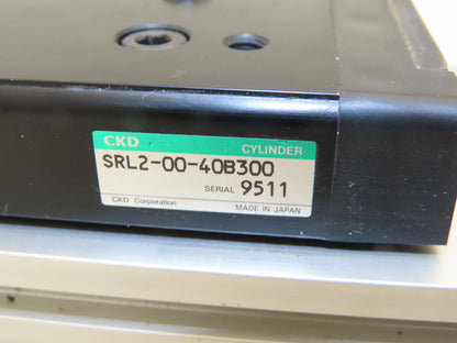 CKD SRL2-00-40B300 Rodless Pneumatic Band Cylinder 300mm Stroke