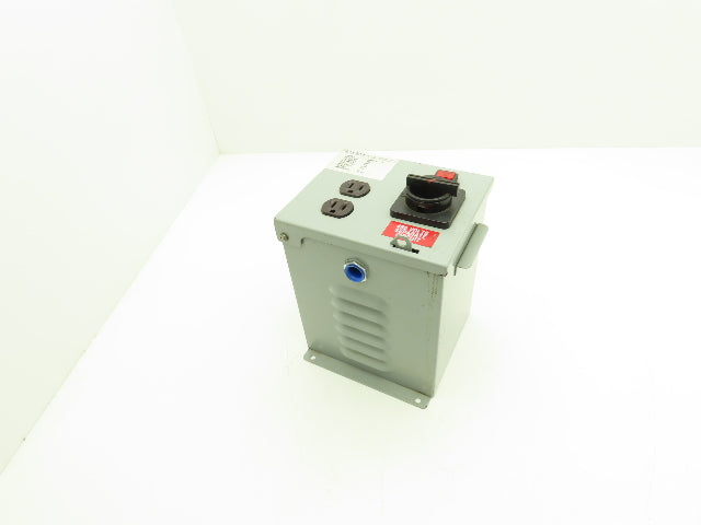 Daykin MDGTA-13 Stepdown Power Transformer 750VA HV 480 LV 120 Outlet