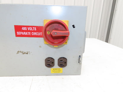 Daykin LTFS-15 Stepdown Power Transformer 3000VA HV 480 LV 120 Outlet 6.5A