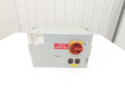 Daykin LTFS-15 Stepdown Power Transformer 3000VA HV 480 LV 120 Outlet 6.5A