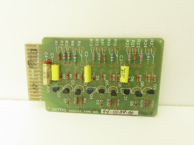 Gettys 44-0034-00 PCB Card Printed Control Circuit Board Rev A