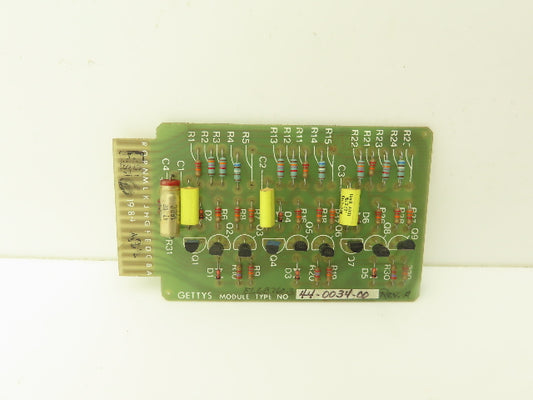 Gettys 44-0034-00 PCB Card Printed Control Circuit Board Rev A