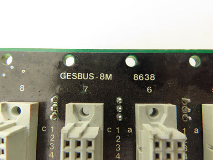 Gespac GESBUS-8M PCB Card Printed PLC Add On 8 Slot Bus Circuit Board