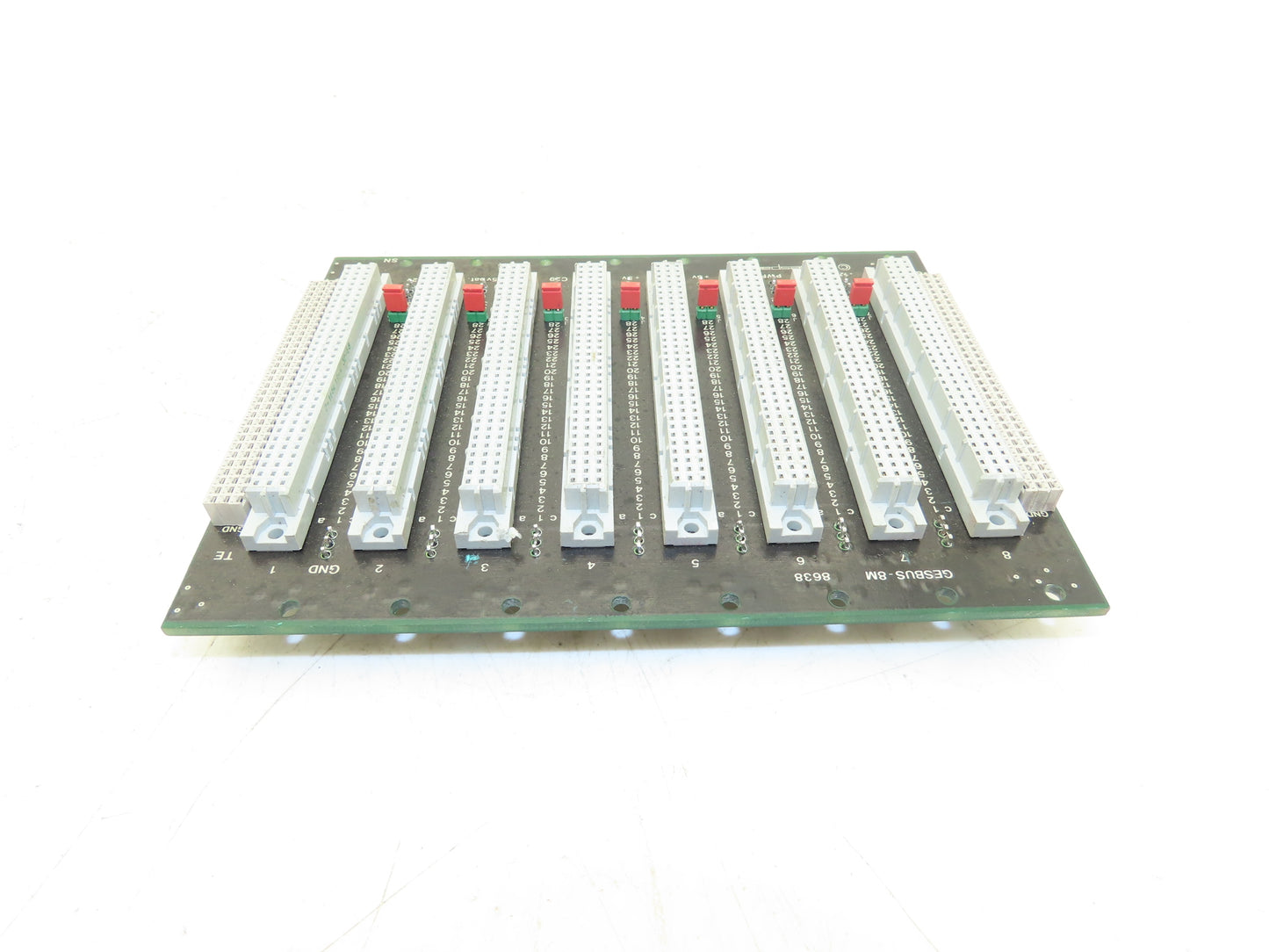 Gespac GESBUS-8M PCB Card Printed PLC Add On 8 Slot Bus Circuit Board