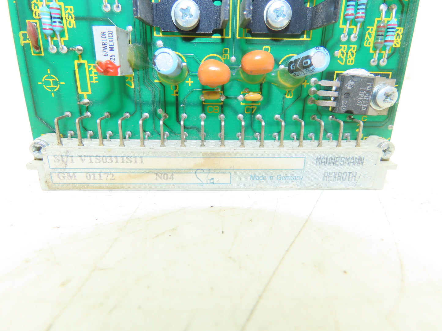 Mannesmann Rexroth SU1 VTS0311S11 PCB Printed Control Circuit Board Slot Rack