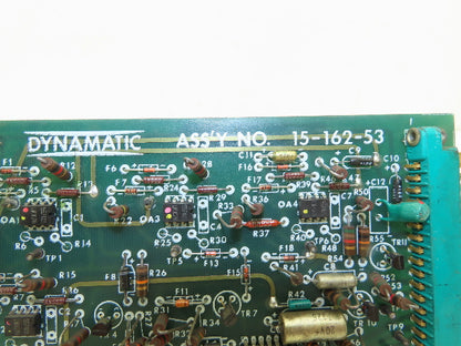 Dynamatic 15-162-53 PCB Card Input Printed Circuit Board