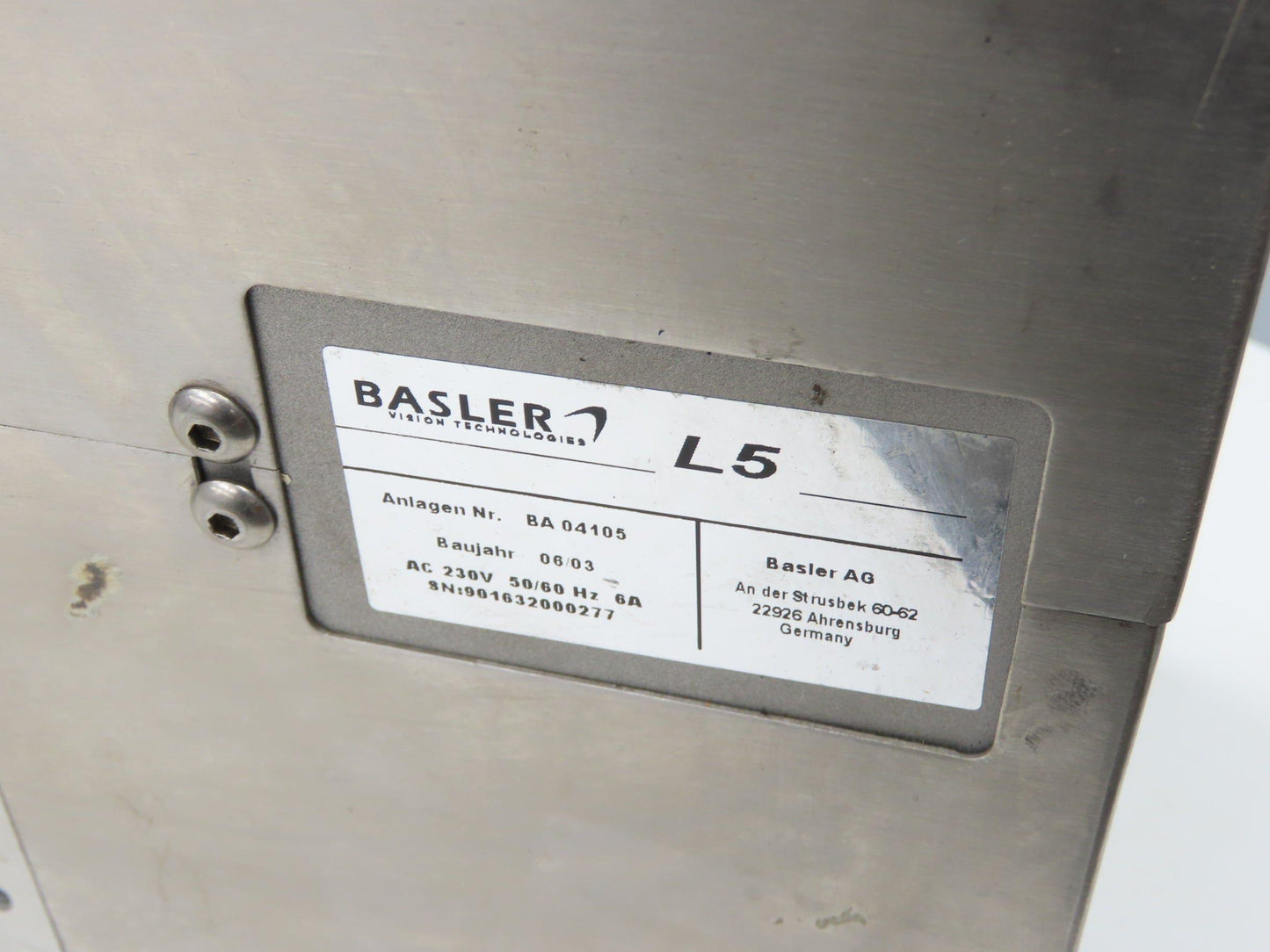 Basler L5 Machine Camera Optical Scanner KY-F55B