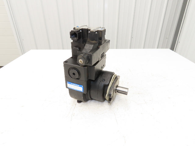 Daikin  EDM 116A-1V0-3-20-L-825 Hydraulic Motor w/Solenoid Valve Control 115V