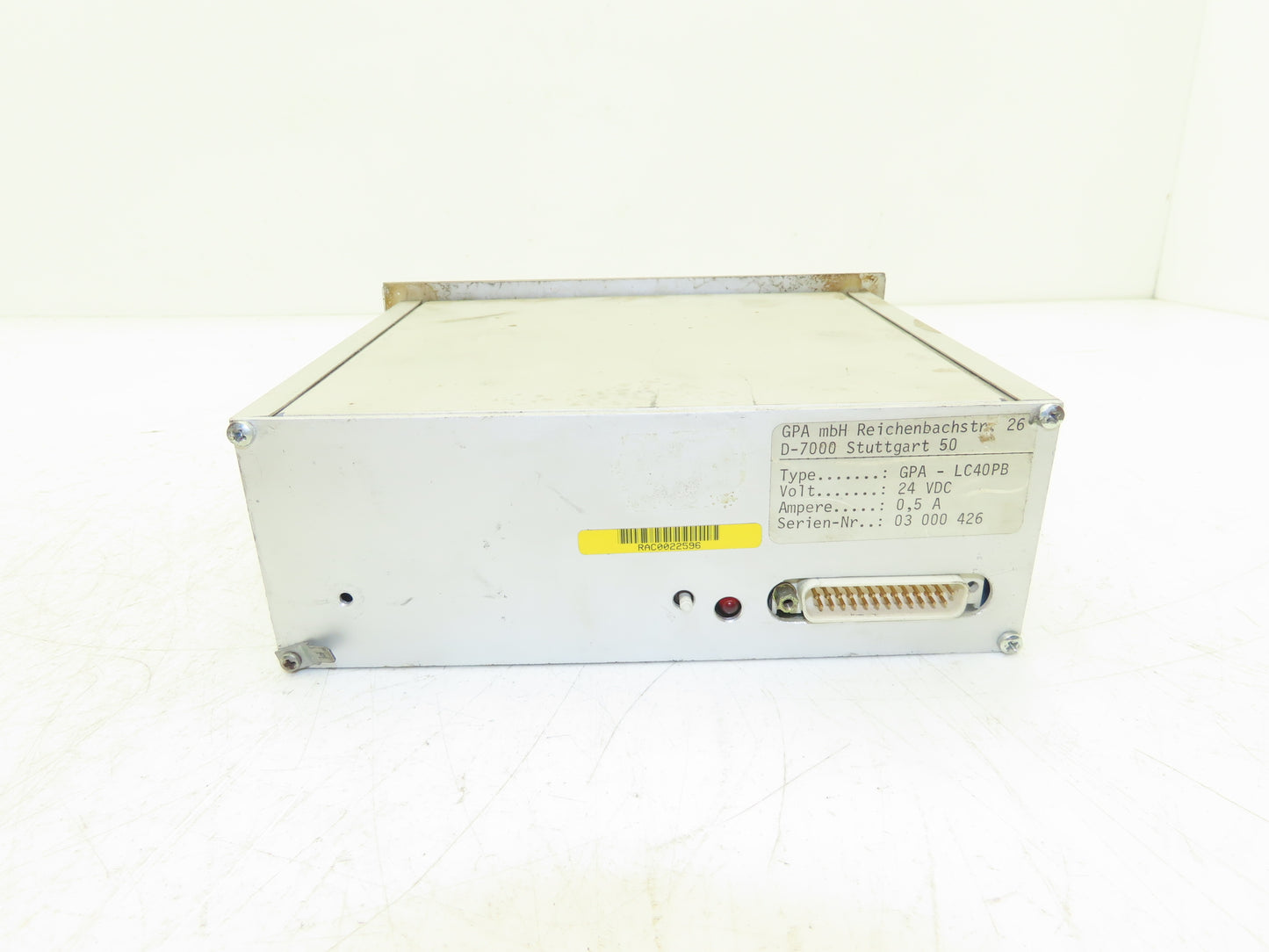Gesellschaft GPA-LC40PB Display Control Unit Automation Module PLC