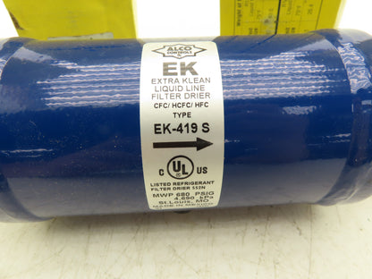 Alco Extra Klean EK-419S Refrigerant Liquid Line Filter Drier 1-1/8"ODF Lot of 4