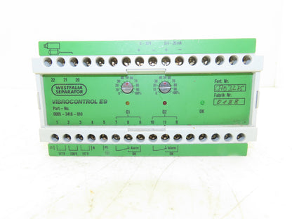 Westfalia Separator 0005-3418-010 Vibrocontrol E9 Controller Module