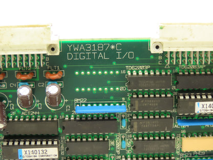 Toshiba YWA3187*C PCB Digital I/O Circuit Board Slot Rack PX14-48654 D