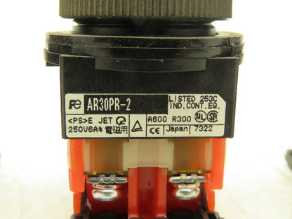 Fuji Mixed Lot 2 Position Selector Push Button Switch x3 | 2 Pos Selector x2