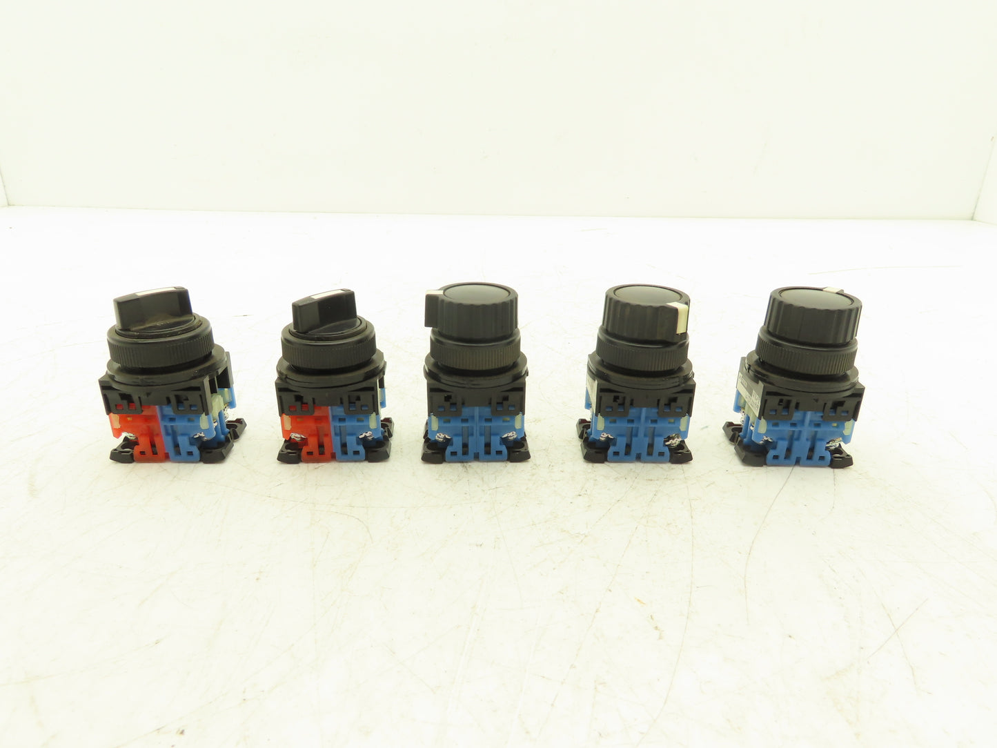 Fuji Mixed Lot 2 Position Selector Push Button Switch x3 | 2 Pos Selector x2