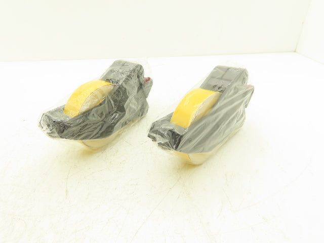 Brady 142749 Label Tape Cartridges 1-1/8" x 90ft Black on Yellow Vinyl Lot of 2