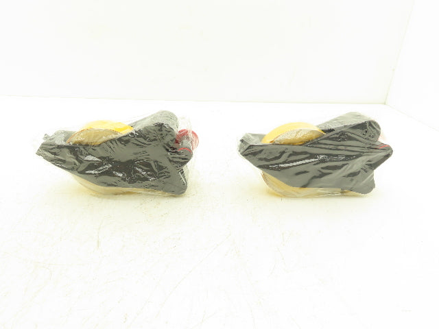 Brady 142749 Label Tape Cartridges 1-1/8" x 90ft Black on Yellow Vinyl Lot of 2