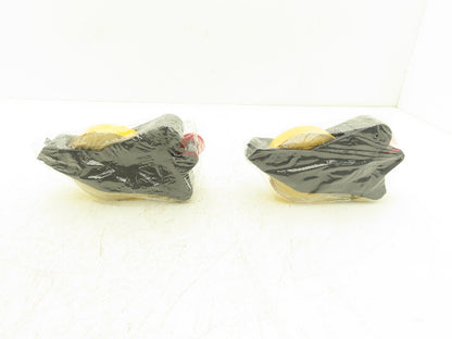 Brady 142749 Label Tape Cartridges 1-1/8" x 90ft Black on Yellow Vinyl Lot of 2