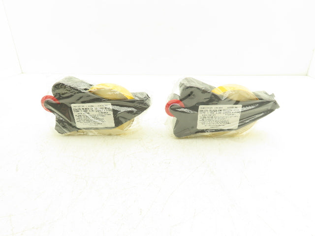 Brady 142749 Label Tape Cartridges 1-1/8" x 90ft Black on Yellow Vinyl Lot of 2