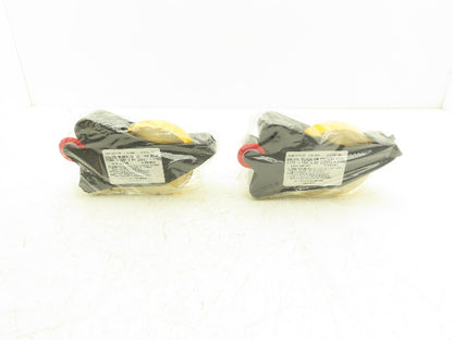 Brady 142749 Label Tape Cartridges 1-1/8" x 90ft Black on Yellow Vinyl Lot of 2
