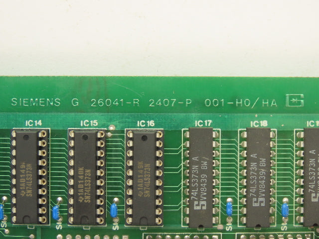 Siemens G 26041-R 2407-P 001-HO/HA PCB Control PC Printed Circuit Board