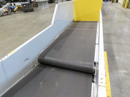 Hytrol HSSHD 31"x 22' Incline Belt Conveyor 2Hp 3PH Center Drive 138fpm