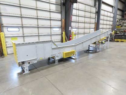 Hytrol HSSHD 31"x 22' Incline Belt Conveyor 2Hp 3PH Center Drive 138fpm