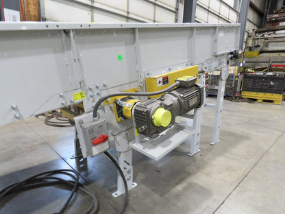 Hytrol HSSHD 31"x 22' Incline Belt Conveyor 2Hp 3PH Center Drive 138fpm