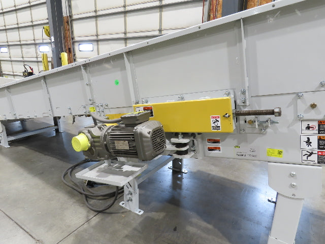 Hytrol HSSHD 31"x 22' Incline Belt Conveyor 2Hp 3PH Center Drive 138fpm