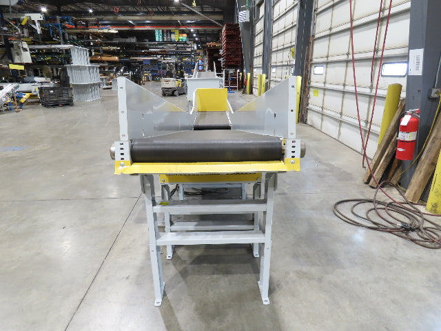 Hytrol HSSHD 31"x 22' Incline Belt Conveyor 2Hp 3PH Center Drive 138fpm