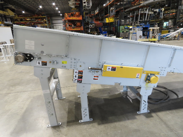 Hytrol HSSHD 31"x 22' Incline Belt Conveyor 2Hp 3PH Center Drive 138fpm