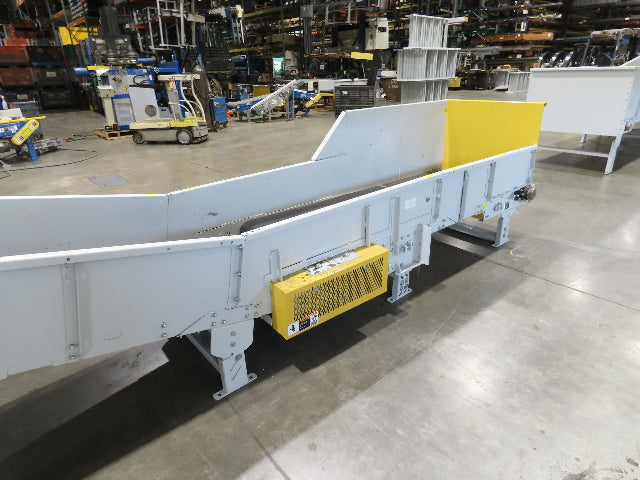 Hytrol HSSHD 31"x 22' Incline Belt Conveyor 2Hp 3PH Center Drive 138fpm