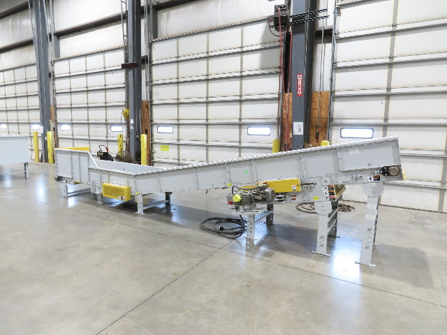 Hytrol HSSHD 31"x 22' Incline Belt Conveyor 2Hp 3PH Center Drive 138fpm