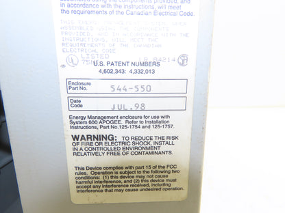 Landis Staefa 544-305 Powers System Energy Management Aposgee 600