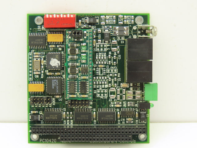 Contemporary Controls PC10420 PCB Network Interface Module Printed Circuit Board