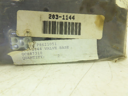 ASCO Numatics 203-1144 Pneumatic Directional Solenoid Valve Base 5-Port 1/2"npt