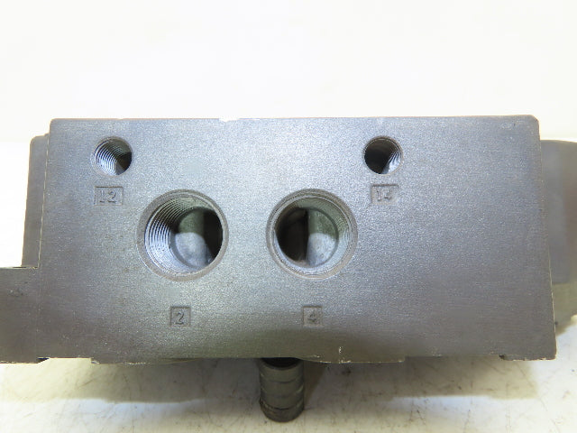 ASCO Numatics 203-1144 Pneumatic Directional Solenoid Valve Base 5-Port 1/2"npt