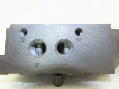 ASCO Numatics 203-1144 Pneumatic Directional Solenoid Valve Base 5-Port 1/2"npt