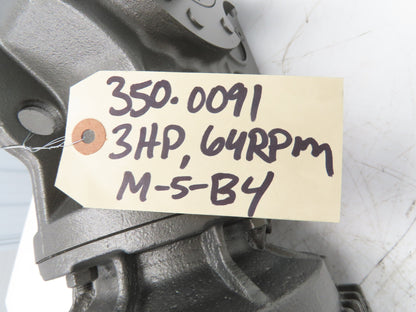 Sew Eurodrive KT57 DRN100LM4 Gearmotor 3Hp 230/460V 64rpm 27.34:1 Hollow Shaft