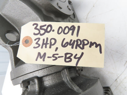 Sew Eurodrive KT57 DRN100LM4 Gearmotor 3Hp 230/460V 64rpm 27.34:1 Hollow Shaft