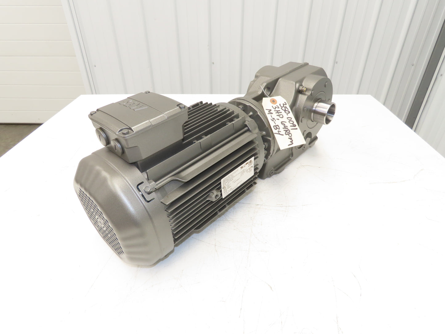 Sew Eurodrive KT57 DRN100LM4 Gearmotor 3Hp 230/460V 64rpm 27.34:1 Hollow Shaft