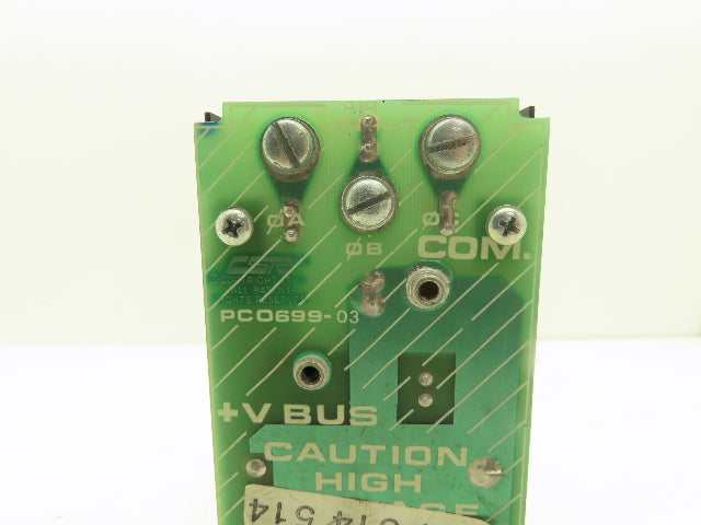 Contraves PS 400 DC Power Supply Rev D