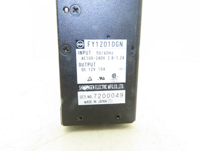 Shindengen Electric FY12010GN DC Power Supply100-240vac Input 12vdc 10A Output