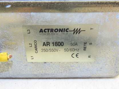 Actronic AR 1800 Power Filter 250/550v 50/60Hz 3ph 50A