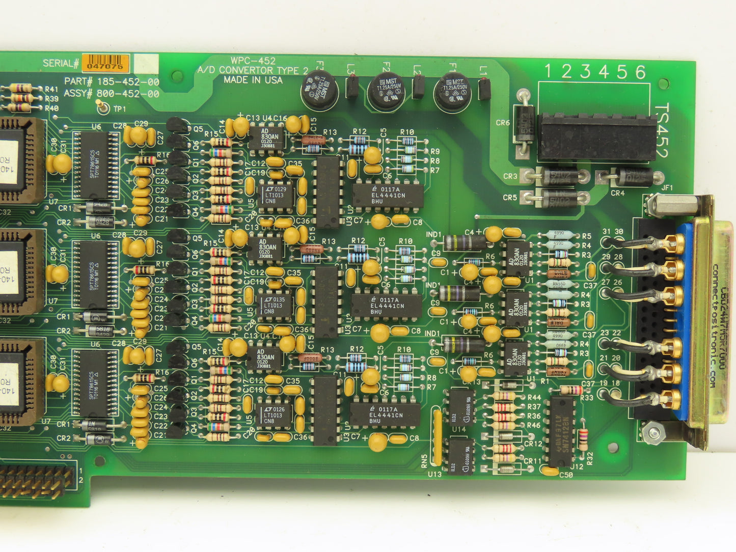 185-452-00 PCB A/D Converter Type 2 Printed Circuit Board WPC-452