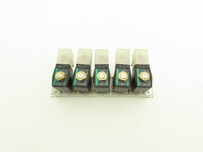 CKD GAB312-3 Pneumatic Air Solenoid 5-Station Valve Manifold 110vac