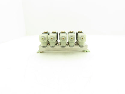 CKD GAB312-3 Pneumatic Air Solenoid 5-Station Valve Manifold 110vac